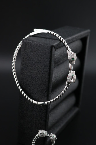 دستبند النگویی نقره زنانه