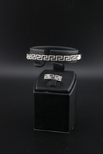 دستبند النگویی نقره زنانه