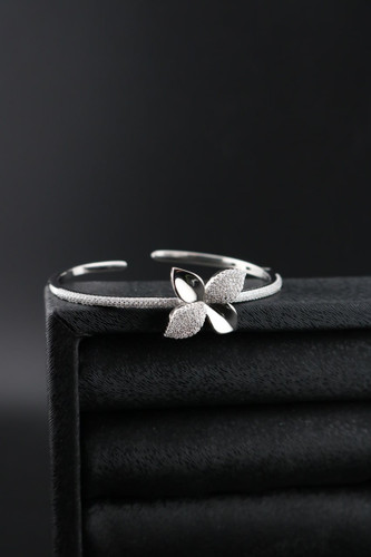 دستبند النگویی نقره زنانه