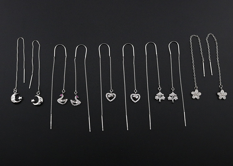 گوشواره نقره رنانه