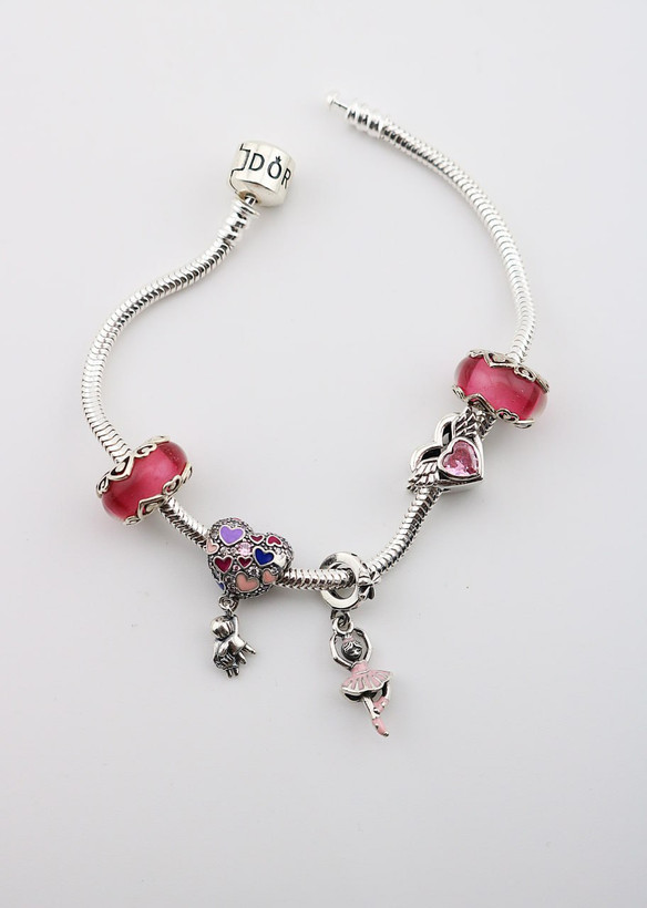 دستبند نقره پاندورا