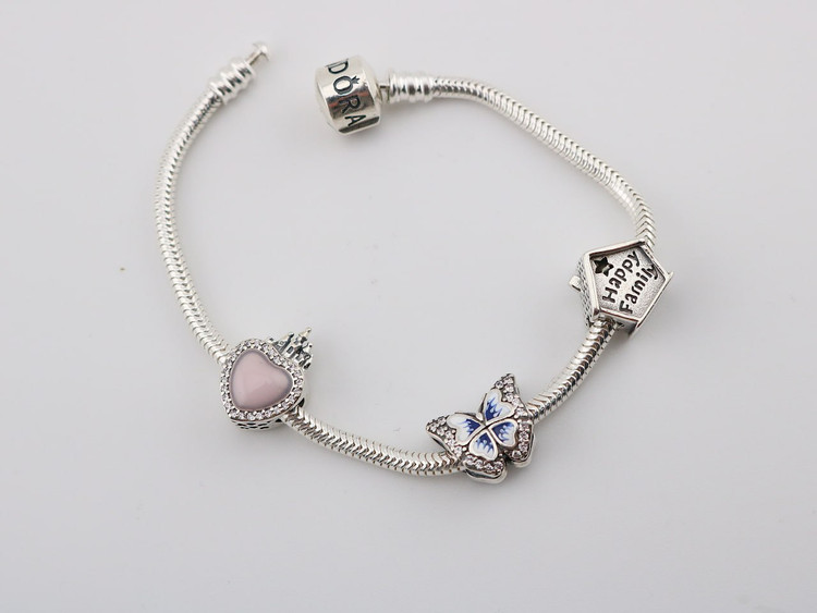 دستبند نقره پاندورا