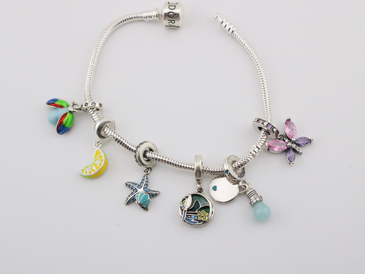 دستبند نقره پاندورا