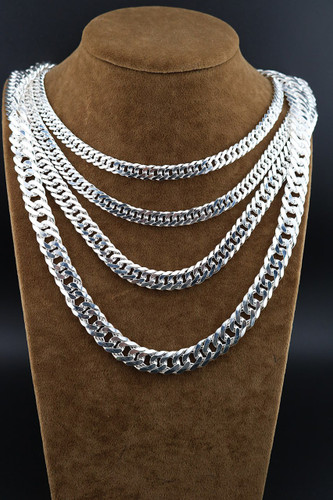 زنجیر نقره کارتیر دوبل