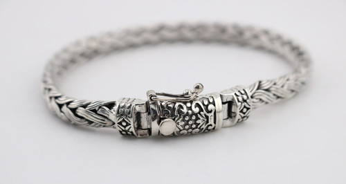 دستبند نقره مردانه