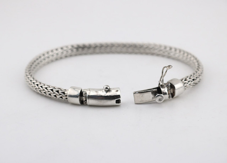 دستبند نقره مردانه