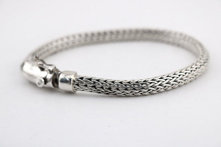 دستبند نقره مردانه