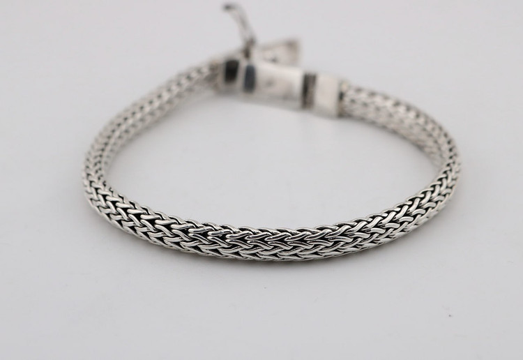 دستبند نقره مردانه