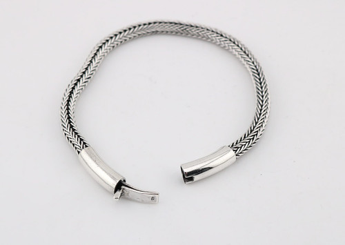 دستبند نقره مردانه