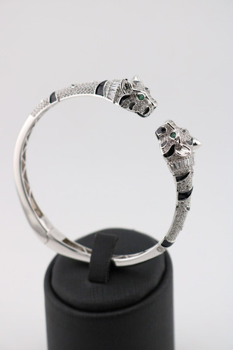 دستبند النگویی نقره