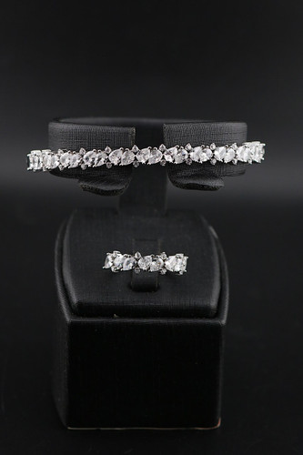 دستبند النگویی نقره