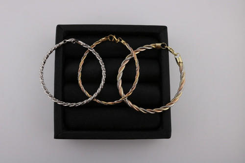 دستبند النگویی نقره