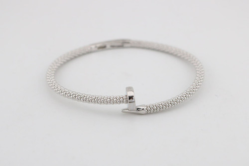 دستبند النگویی نقره